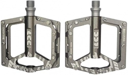 ZHTY Spares ZHTY Bike Pedals9 / 16'' 3 Bearing Aluminum Alloy Anti-silp Flat Platform For BMX Mountain Bike Road Bicycle Bike Accessories