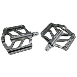 ZHTY Mountain Bike Pedal ZHTY Lightweight and Stable Pedal Mountain Bike Pedals 1 Pair Aluminum Alloy Antiskid Durable Bike Pedals Surface For Road Bike 6 Colors (SMS-TIGER) Non-slip (Color : Titanium) SONG