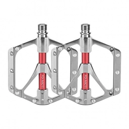 ZHUANYIYI Spares ZHUANYIYI Bike Pedal, Mountain Bike Pedals, Titanium Alloy Bearings, Lightweight and Large Tread, Suitable for Mountain Bikes / city Bikes, etc (Color : B)