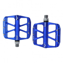 ZHUANYIYI Mountain Bike Pedal ZHUANYIYI Bike Pedal, Mountain Bike Ultra-light Aluminum Alloy Bearing Pedals, Riding Assembly Parts, Ultra Sealed Bearings, Super Powerful CR-MO 9 / 16" Spindle (Color : A)