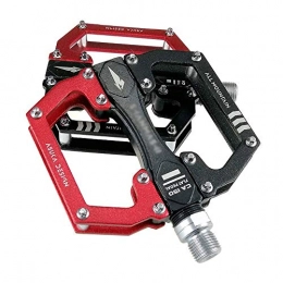 ZHUANYIYI Spares ZHUANYIYI Bike Pedal, Mountain Bike Wide Pedals, Alloy Non-Slip Durable Ultra-Light 9 / 16" Platform Pedals for Road / Mountain / MTB / BMX Bike (Color : D)