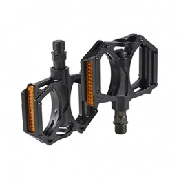 ZHUANYIYI Mountain Bike Pedal ZHUANYIYI Bike Pedal, Ultralight Aluminum Alloy Bicycle Pedals Mountain Bike Pedal MTB Road Cycling Riding Pedal Treadle Accessories (Color : Black)