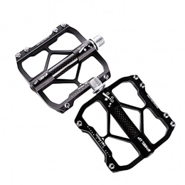 ZJJX Bike Pedals, Three Peilin Bearings, Mountain Bike Aluminum Alloy Ultra-light Polished Bicycle Pedal Accessories For Mountain Bikes and Hybrid Bicycles