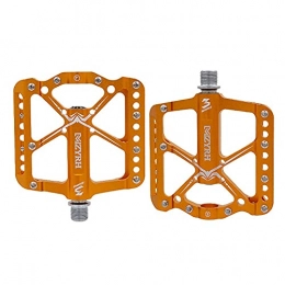 zjyfyfyf Spares zjyfyfyf Bicycle Cycling Bike Pedals Bicycle Pedals 9 / 16 Inch With Sealed Anti-Slip Durable For Universal BMX Mountain Bike Road Bike Trekking Bike (Color : Gold)