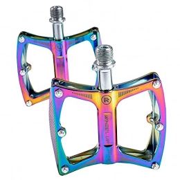 zjyfyfyf Mountain Bike Pedal zjyfyfyf Bicycle Pedals Aluminum Alloy Non-Slip Bicycle Pedals Bicycle Platform Pedals Mountain Road Bike Pedals 9 / 16 Inch