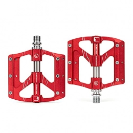 zjyfyfyf Spares zjyfyfyf Bicycle Pedals Bicycle Cycling Bike Pedals 9 / 16 Inch With Sealed Anti-Slip Durable For Universal BMX Mountain Bike Road Bike Trekking Bike (Color : Red)