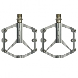 zjyfyfyf Spares zjyfyfyf Bicycle Pedals Bicycle Cycling Bike Pedals 9 / 16 Inch With Sealed Anti-Slip Durable For Universal BMX Mountain Bike Road Bike Trekking Bike (Color : Silver)
