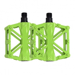 zjyfyfyf Spares zjyfyfyf Bicycle Pedals Mountain Cycling Bike Pedals Aluminum Anti-Slip Durable Sealed Bearing Axle for Mountain Bike Road Bicycle (Color : Green)