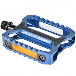 zjyfyfyf Spares zjyfyfyf Bike Pedals MTB Bike Pedal Super Bearing Bicycle Cycling Mountain bike flat pedals for Mountain Bicycle etc. (Color : Blue)