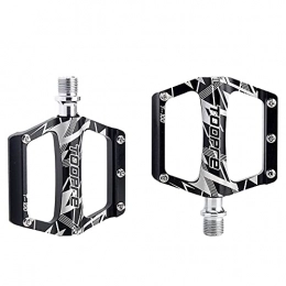 zjyfyfyf Mountain Bike Pedal zjyfyfyf Bike Pedals Super Bearing Mountain Bike Pedals Aluminum Alloy DU Spindle 9 / 16” Road Bike Pedals with Sealed Bearing, Anti-skid and Stable MTB Pedals for Mountain Bike BMX and Folding Bike