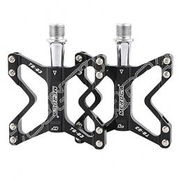 zjyfyfyf Mountain Bike Pedal zjyfyfyf Mountain Bike Pedals New Aluminum Anti Skid Durable Bicycle Cycling Pedals Ultra Bicycle Pedals For Road Bicycle (Color : Black)