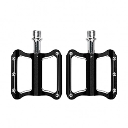 zjyfyfyf Spares zjyfyfyf MTB Pedals 9 / 16” With Mountain Bike Pedals Ultra Strong Colorful Road Bike Pedals Wide-pitch Fit (Color : Black)