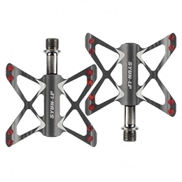ZKDY Non-Slip Mtb Pedals Bearing Mountain Bike Pedals For Bicycle Aluminum/Alloy Ultralight Road Cycling Pedals-Silver