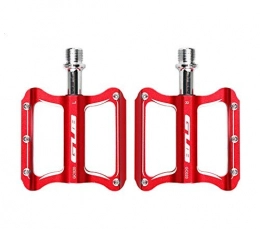 ZMHVOL Spares ZMHVOL Outdoor sport GUB GC020 Bicycle Pedals 6061 Aluminum Alloy DU Bearings Mountain Bike Road Cycling Riding Pedal (Color : Red) YUANQI ( Color : Red )