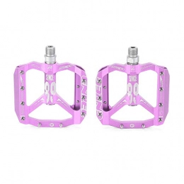 ZMHVOL Spares ZMHVOL Outdoor sport Ultralight Bicycle Pedal Anti-slip Quick Release Pedal DH XC Mountain Road Bike Pedal DU Bearing Aluminum Pedals Accessories YUANQI ( Color : Purple )