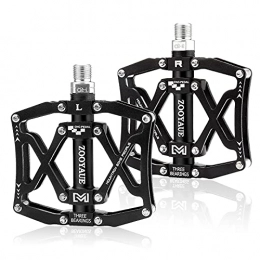 ZOOYAUE Spares ZOOYAUE 9 / 16 Pedals Bicycle MTB Bicycle Pedals Mountain Bike Road Bike Bicycle Pedals Made of 6061 Aluminium Alloy and 3 Sealed Bearings Non-Slip Waterproof