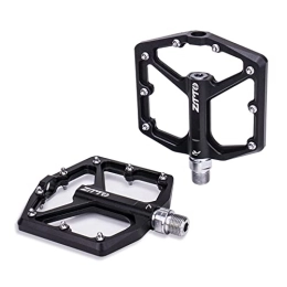 ZTTO Bike Pedals Mountain Pedals Bicycle Flat Pedals Aluminum Non-Slip 9/16" Sealed Bearing Lightweight Platform for Road BMX MTB Bike