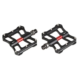 ZWHQ Mountain Bike Pedal ZWHQ Bike Pedals Mountain Mountain Bike Pedals Bearings Platform Pedals Bicycle Pedals Anti-Slip Pedals (Color : Black, Size : 9.65x7.8cm)