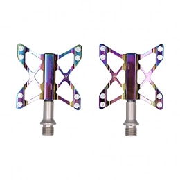 Zwinner Spares Zwinner Road Bike Pedals, Colorful Bike Pedal Aluminum Alloy + Molybdenum Steel for Mountain and Road Bikes