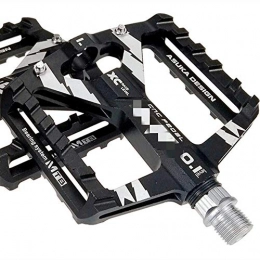 ZzheHou Mountain Bike Pedal ZzheHou Bicycle Pedal Bike Cycling Pedals Mountain And Road Bicycle Pedals Platform for Most Kinds of Bicycles Durable Bike Pedals (Color : Black, Size : 97x105x18mm)