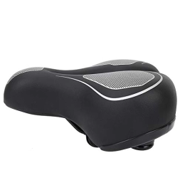 Bediffer Mountain Bike Seat , Easy To Install Ergonomic Design PU Leather Waterproof Shock Absorption Bike Saddle Replacement Wear Resistant for Mountain Bikes