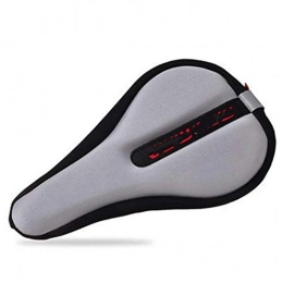 LHYLHY Spares 3D Bicycle Saddle Bike Seat High-grade Bicycle Seat Cover Cycling Saddle Mountain Bike Breathable Ride Thickening Soft 5 Colors Cushion (Color : Light Grey)