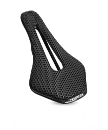ALEFCO Spares 3D Printed Road Bike Saddle Bicycle Saddle Carbon Fiber Lightweight Hollow Comfortable Bike Seat Bicycle Saddle Breathable MTB Mountain Road Bike Cycling Seat
