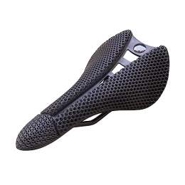 NURCIX Spares 3D Printing Carbon Fiber Bicycle Saddle Ultralight Hollow Seat Comfortable Breathable Honeycomb Cushion For Mountain Road Bikes