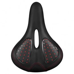 AACXRCR Spares AACXRCR Mountain MTB Bicycle Seat Universial Replacement, with Reflective Strip - Waterproof Leather Gel Padded Road Bike Saddle - Memory Foam Cushion for Indoor Outdoor Men Women Cycling