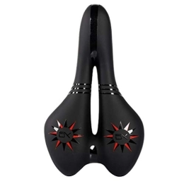 Abaodam Spares Abaodam Silicone thickened bicycle saddle mountain bike seat cushion breathable riding seat cushion for outdoor cycling sports (red).