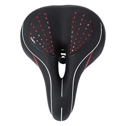 ABOOFAN Mountain Bike Seat ABOOFAN Silicone Thickened Bike Saddle Mountain Bike Seat Cushion Breathable Riding Seat Cushion for Bike Sports Outdoor (Red and Black)