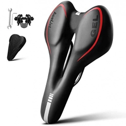 AceList Mountain Bike Seat AceList Bike Seat Most Comfortable Bicycle Seat Gel Waterproof Bike Saddle with Central Relief Zone and Ergonomics Design for Mountain Bikes, Road Bikes, Men and Women