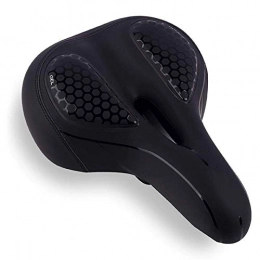 Adesign Mountain Bike Seat Adesign Bike Seat Bicycle Saddle Comfort Cycle Saddle Waterproof Soft Cycle Seat Suitable for Women and Men, Professional in Road Bike, Mountain Bike (Color : Black)