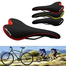 ADSE Spares ADSE Bike Saddles - Mountain Bike Saddles Cycle MTB Bicycle Cushion Sports Soft Cushions Gel Pad Seat (Red)