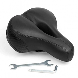 AivaToba Spares AivaToba Ergonomic Design Shockproof Professional Bicycle Seat with Suspension Soft Foam Padded Waterproof Fits Most Bikes, black 3