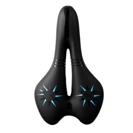 AKTree Mountain Bike Seat AKTree Comfortable Bike Saddle, Road Mountain MTB Gel Bicycle Seat for Men and Women, Provides Great Comfort for Riding Bike, Blue, One Size