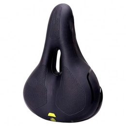 ALGWXQ-seat cushions Mountain Bike Seat ALGWXQ Bicycle Seat Cushion Mountain Bike Black Cozy Sport Memory Foam PU Leather Spherical Shock Absorption Wear Resistance Waterproof, 26x19CM (color : Black, Size : 26x19cm)