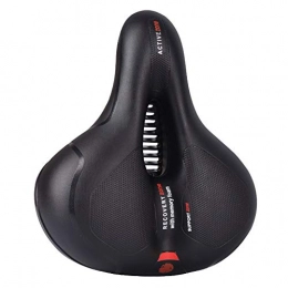 ALGWXQ-seat cushions Mountain Bike Seat ALGWXQ Bicycle Seat Cushion Mountain Bike Spherical Shock Absorption Reflective Strip Hollow Design Riding Accessories Waterproof Stress Relieve Bouncy (color : Red, Size : 25x20cm)