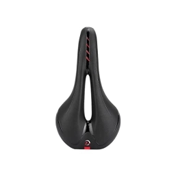 AMEPRO Spares AMEPRO Bicycle Saddle Ergonomic MTB Road Bike Seat Cusion Soft Comfortable Hollow PU Leather Mountain Cycling Bike Accessories bicycle saddle (Color : Red)