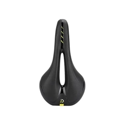 AMEPRO Spares AMEPRO Bicycle Saddle Ergonomic MTB Road Bike Seat Cusion Soft Comfortable Hollow PU Leather Mountain Cycling Bike Accessories bicycle saddle (Color : Yellow)
