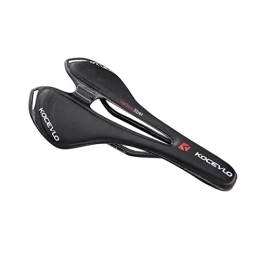 AMEPRO Spares AMEPRO Full Carbonfiber Leather Fiber Road Mountain Bike Saddle Seat Cushion Carbon Bicycle Discoloration Cycling Accessories bicycle saddle (Color : Black)