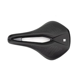 AOZAX Mountain Bike Seat AOZAX Bicycle saddle Carbon Fiber MTB Road Bike Saddle Mountain Bicycle Hollow Comfortable Seat Cushion Comfortable and stable (Color : Black)