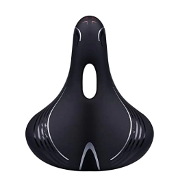 AOZAX Spares AOZAX Bicycle saddle Hollow Bicycle Seat Men Women Wide Bike Saddle Mountain Bike Seat Road Bicycle Saddle Comfortable and stable (Color : Black)