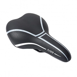 Author bicycle saddle ASD-Area lady''s with gel universal sporty use black