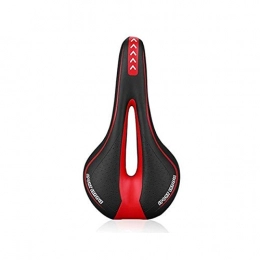 Aya611 Spares Aya611 Silicone Gel Extra Soft Bicycle Mtb Saddle Cushion Bicycle Hollow Saddle Cycling Road Mountain Bike Seat Bicycle Accessories 270 * 140Mm Black Red