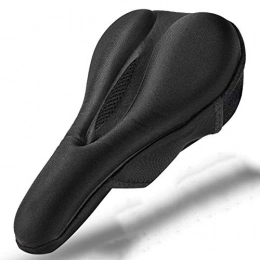 AYCPG Mountain Bike Seat AYCPG Bicycle Cushion Cover Bicycle Seat Saddle Seat Soft Thickened Mountain Bike Bicycle Seat Cushion Cushion Cover for Road Mountain Exercise Bike lucar (Color : Black, Size : 28x17cm)