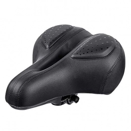 AYCPG Spares AYCPG Wide Comfortable Bike Seat Bike Bicycle Saddle Seat Shock-Absorbing Silicone Cushion Ergonomic for MTB Road Bike lucar (Color : Black, Size : One Size)