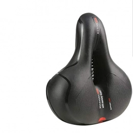 AYGANG Mountain Bike Seat AYGANG Bicycle Big Bum Saddle Seat Mountain Road MTB Bike Bicycle Thick Soft Comfortable Breathable Hollow Out bicycle seat 824 (Color : Red)