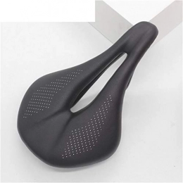 AYGANG Spares AYGANG Pu+carbon Fiber Saddle Road Mtb Mountain Bike Bicycle Saddle For Man Cycling Saddle Trail Comfort Races Seat Red White bicycle seat 698 (Color : Black 155mm)