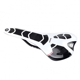 B Baosity Mountain Bike Seat B Baosity Comfortable Bike Seat Replacement Bicycle Saddles Universal Fit for Exercise Bike and Outdoor Bikes - Glossy White